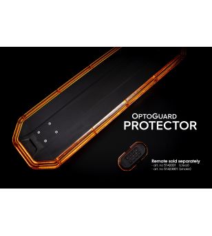 Blixtljusramp - Ledson - Optoguard Protector - 48.6" - 123.5cm - Smoke - 17 blixtmönster - Bärnsten - R65-2 - 12V-30V -