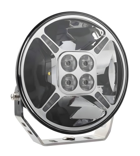 Fernscheinwerfer - Tralert - Graveler - 9'' - Chroom -