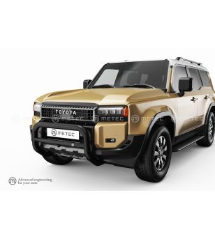 Bullbar - Metec - E-bar - EU - Black Matte - Toyota -