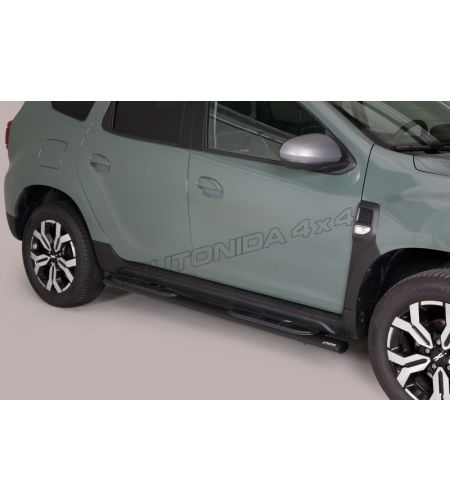 Seitenschutzbügel - Misutonida - Grand Pedana - Oval - Schwarz matt - Dacia - Duster - 2024+