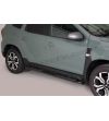 Seitenschutzbügel - Misutonida - Grand Pedana - Oval - Schwarz matt - Dacia - Duster - 2024+