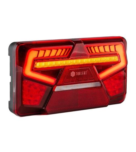 Tail light - Tralert - VC-6000 B8 - Neon - 10" - 25.3cm - Right - Tail - Brake - Ind - Rev - Fog - Plate - Reflector - 12V
