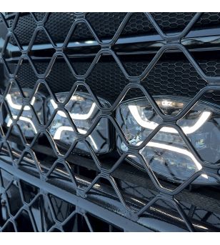 Driving light - OZZ - XO 1 P - 10'' - smoke - Position light White/Amber - 2 Flash patterns - Driving