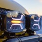 Driving light - OZZ - XO 1 P - 9.6" - 24.5cm - Smoke - Position light White/Amber - 2 flash patterns - Driving Driving light - OZZ - XO 1 P - 9.6" - 24.5cm - Smoke - Position light White/Amber - 2 flash patterns - Driving