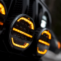 Driving light - OZZ - XR2 P7 - 7" - 17.8cm - Smoke - Position light White/Amber - Driving