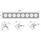 Work light - Tralert - Edge - 9.5" - 24.2cm - Wide Work light - Tralert - Edge - 9.5" - 24.2cm - Wide