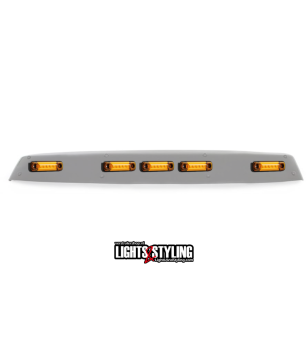 Markeringsljus - L&S - DIY-paket - inkl. 5 amber lysdioder - Monteringssats - 12V-24V - Set