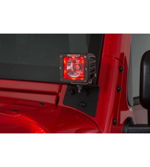 LED-ramp - Rigid Industries - Radiance Pod - 3'' - Positionsljus Röd - Driving - Set
