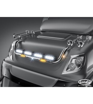 Roof bar - Lightfix - Sky-light - High gloss stainless steel - DAF - CF - Space Cab - 2015-2022
