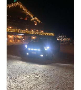 Extraljus - Optibeam - Elites 9 - 9'' - smoke - Positionsljus Vit/Bärnsten - Driving 