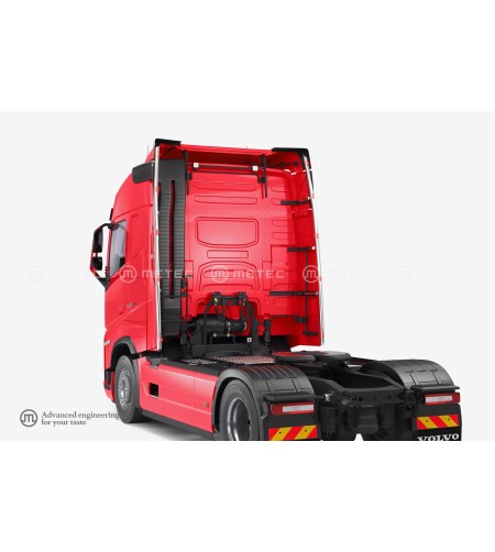 RVS Inox - Metec - S-rail Aerokit - LED - Volvo - FH - Aero -
