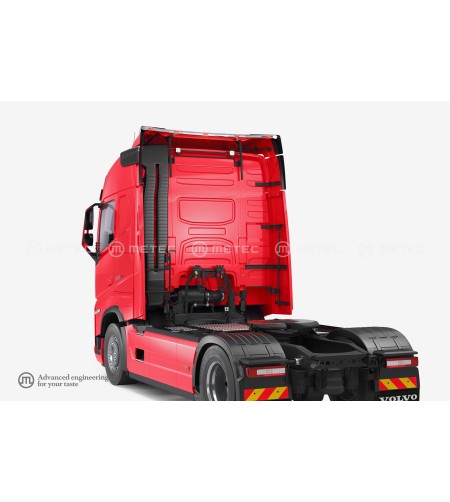 RVS Inox - Metec - R-rail Aerokit - LED - Volvo - FH - Aero -