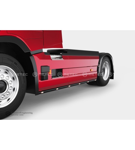 Sidebars - Metec - S-liner - LED - Zwart - Volvo - FH - Aero -