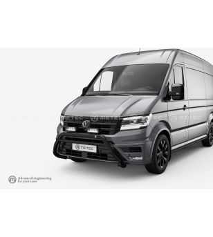 Bullbar - Metec - E-bar - EU - Black - Volkswagen - Crafter - 2017+