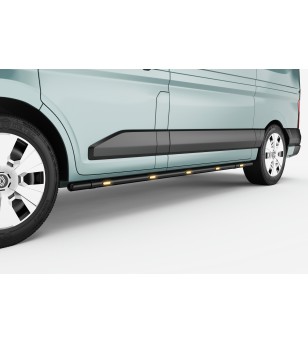 Seitenschutzbügel - Metec - Brace-it - 6 amber LEDs - Schwarz - Renault - Master - L3 - 2024+