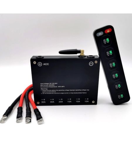 Controller - Angry Moose - RC 6-Switch - Wireless - 4.5" - 11.5cm - Control panel - 12V-24V