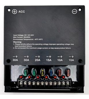 Controller - L&S - RC 6-Switch - Trådlös - Kontrollpanel - 12V-24V -