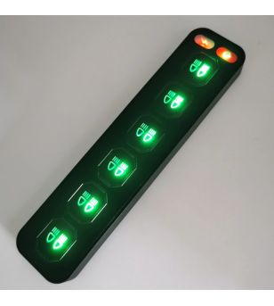 Controller - L&S - RC 6-Switch - Trådlös - Kontrollpanel - 12V-24V -
