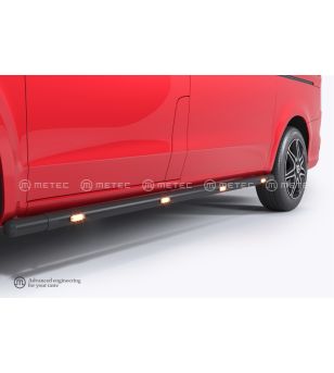 Sidebars - Metec - Brace-it - LED - Zwart - Mercedes - Vito - L2 - 2019+