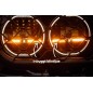 Verstraler - Viklight - Venus 135W - 8.6" - 21.8cm - Smoke - Positielicht Wit/Amber - 1 flitspatroon - Driving Verstraler - Viklight - Venus 135W - 8.6" - 21.8cm - Smoke - Positielicht Wit/Amber - 1 flitspatroon - Driving