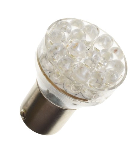 LED lamp - Ledson - 24-Led - BA15S - Rood - 24V