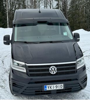 Zonneklep - Smoke - Voertuig met raamsensor - Volkswagen - Crafter - 2017+