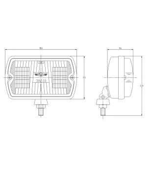 SIM 3210 Blank Mistlamp - 3210-00000 - Lights and Styling