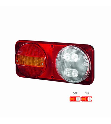 copy ofTail light - SIM - 3164 - 14cm - Reverse light - 12V-24V