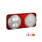 Tail light - SIM - 3165 Clear - Right - 13.2" - 33.6cm - Clear - Tail - Brake - Ind - Rev - Fog - 12V-24V Tail light - SIM - 3165 Clear - Right - 13.2" - 33.6cm - Clear - Tail - Brake - Ind - Rev - Fog - 12V-24V