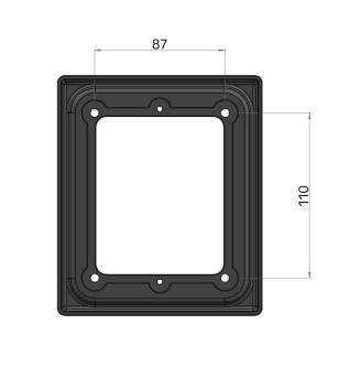 Mounting - Ledson - Breeze X1 - for 3 horizontal lights - 44,5cm