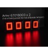 Montage - Ledson - Breeze X1 - voor 3 horizontale lampen - 44,5cm