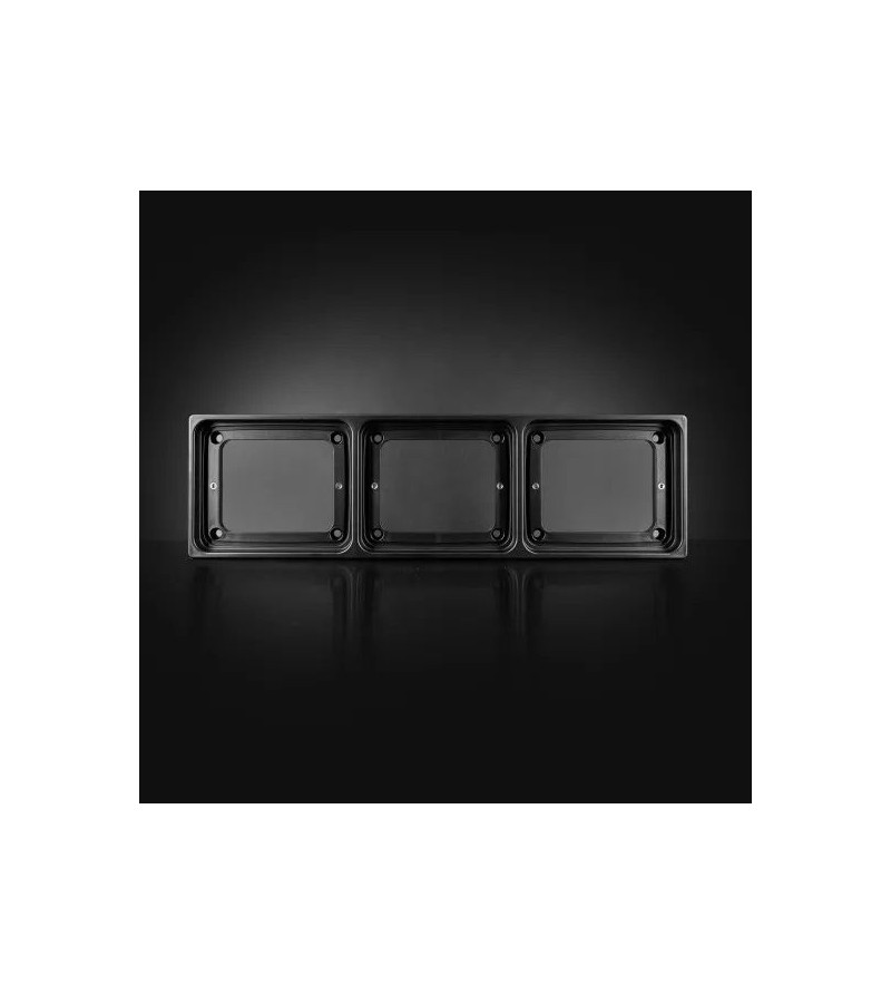 Montage - Ledson - Breeze X1 - voor 3 horizontale lampen - 44,5cm Montage - Ledson - Breeze X1 - voor 3 horizontale lampen - 44,5cm