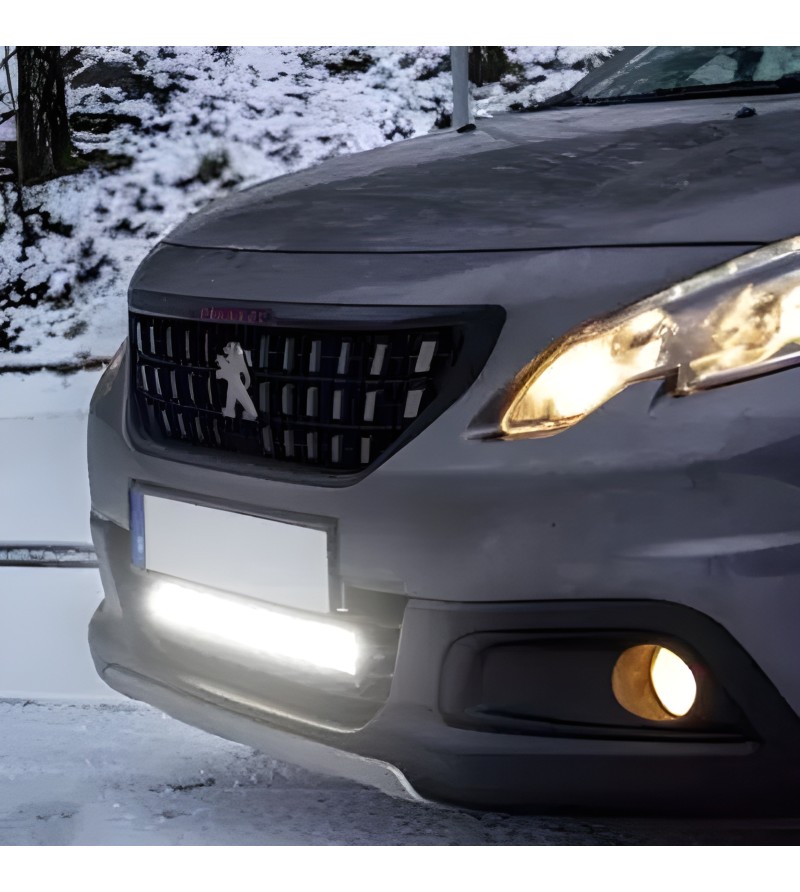 Kühlergrill-Kit - DSM - Optibeam Super Captain Dual - 600 - Peugeot - 2008 - 2013+ Kühlergrill-Kit - DSM - Optibeam Super Captain Dual - 600 - Peugeot - 2008 - 2013+