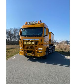 Extraljus - Luminalights - Power X 9 - 9'' - Positionsljus Vit/Bärnsten - 1 blixtmönster - Driving -