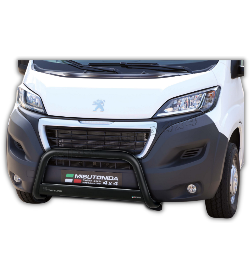Bullbar - Misutonida - Medium - EU - Black Matte - Peugeot - Boxer - 2014-2024 Bullbar - Misutonida - Medium - EU - Black Matte - Peugeot - Boxer - 2014-2024