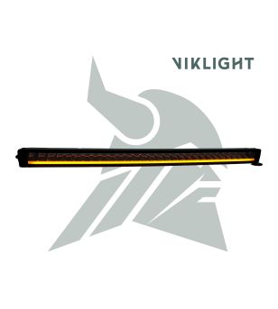 LED Light bar - Viklight - Ramer 2.0 40 - 41" - curved - Position light White/Amber - 1 flash pattern - Driving