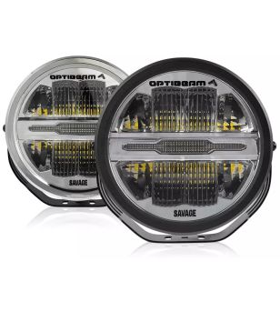 copy ofVerstraler - Optibeam - Savage 9 - 7'' - Positielicht Wit/Amber - Driving