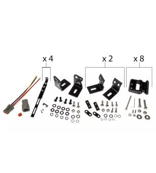 copy ofcopy ofLED bar - Optibeam - Savage 40 - 12'' - Positielicht Wit/Amber - Driving