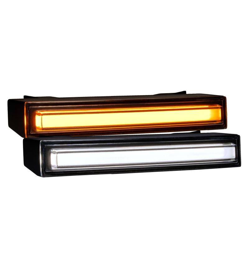 Markeringsljus - Ledson - Optoline NG+ - 6.6" - 16.7cm - Vit/Bärnsten - 24V - Scania - G/L/P/R/S - 2016+ Markeringsljus - Ledson - Optoline NG+ - 6.6" - 16.7cm - Vit/Bärnsten - 24V - Scania - G/L/P/R/S - 2016+