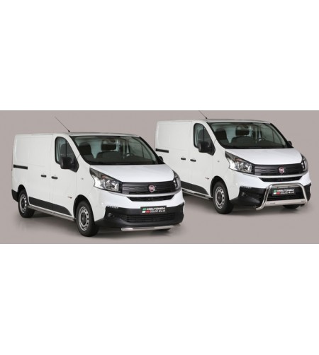 Sidebars - Misutonida - Pedana - Oval - Zwart mat - Set - Fiat - Talento - L1 - 2016+