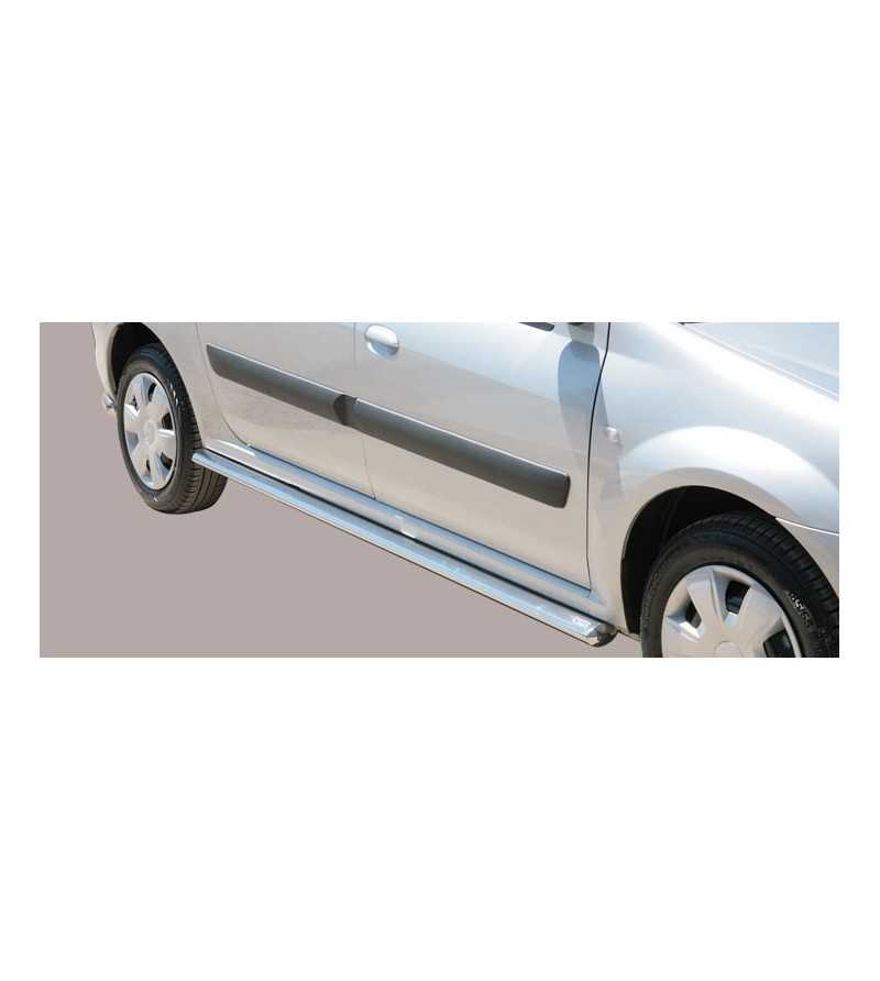 Seitenschutzbügel - Misutonida - Pedana - Oval - Schwarz matt - Satz - Dacia - Logan - MCV - 2009-2015 Seitenschutzbügel - Misutonida - Pedana - Oval - Schwarz matt - Satz - Dacia - Logan - MCV - 2009-2015