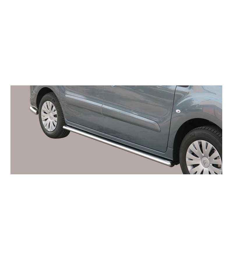 Seitenschutzbügel - Misutonida - Pedana - Oval - Schwarz matt - Satz - Citroën - Berlingo - 2008-2018 Seitenschutzbügel - Misutonida - Pedana - Oval - Schwarz matt - Satz - Citroën - Berlingo - 2008-2018