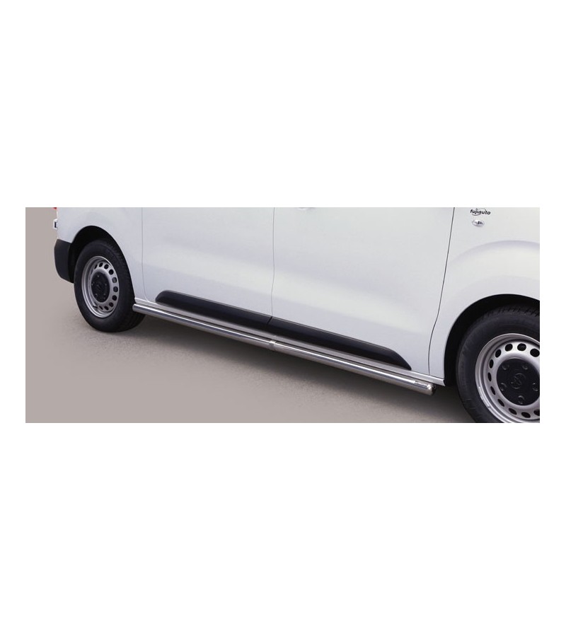 Proace 16- Side Protections Inox MWB version - TPS/411/MWB - Bullbar / Lightbar / Bumperbar - Verstralershop Proace 16- Side Protections Inox MWB version - TPS/411/MWB - Bullbar / Lightbar / Bumperbar - Verstralershop