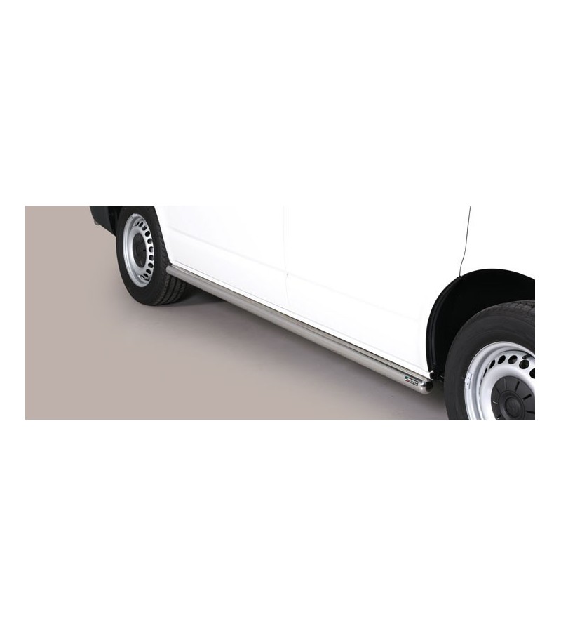 VW T6 Side Protections Inox - TPS/396/SWB - Bullbar / Lightbar / Bumperbar - Verstralershop VW T6 Side Protections Inox - TPS/396/SWB - Bullbar / Lightbar / Bumperbar - Verstralershop