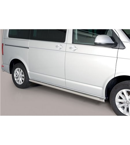 Sidorör - Misutonida - Pedana - Svart Matt - Volkswagen - Transporter - T6 - L1 - 2015-2019