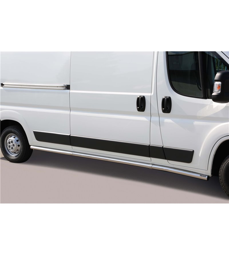 Peugeot Boxer 2007- Sidebar Protection L3 - TPS/349/LWB - Lights and Styling Peugeot Boxer 2007- Sidebar Protection L3 - TPS/349/LWB - Lights and Styling