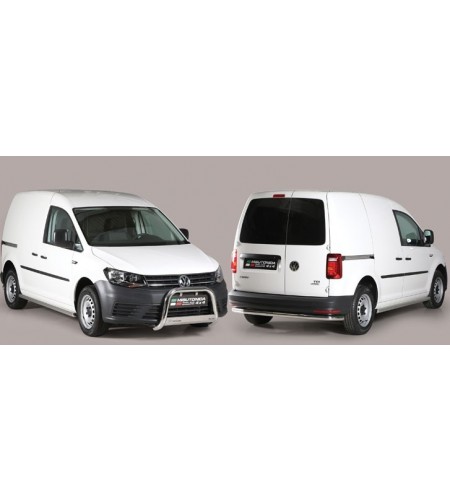 Sidorör - Misutonida - Pedana - Svart Matt - Set - Volkswagen - Caddy - 2015-2020