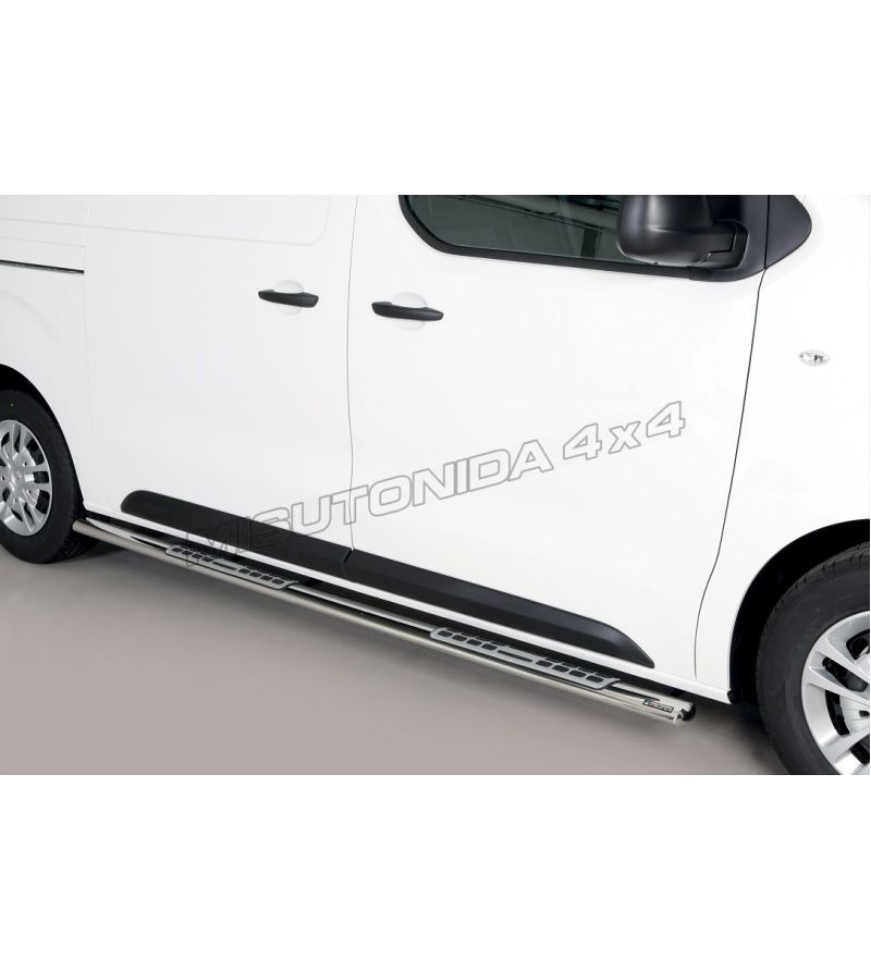 Sidebars - Misutonida - Double Step Pipe - Oval - Opel - Vivaro - L3 - 2019+ Sidebars - Misutonida - Double Step Pipe - Oval - Opel - Vivaro - L3 - 2019+