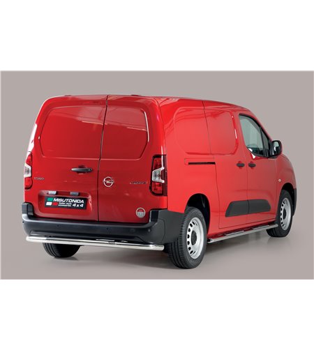 Sidebars - Misutonida - Design - Oval - Zwart mat - Set - Opel - Combo - L2 - 2018+