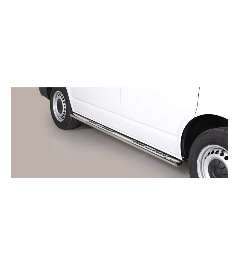 VW T6 Design Side Protections Inox SWB Version - DSP/396/SWB - Sidebar / Sidestep - Verstralershop VW T6 Design Side Protections Inox SWB Version - DSP/396/SWB - Sidebar / Sidestep - Verstralershop